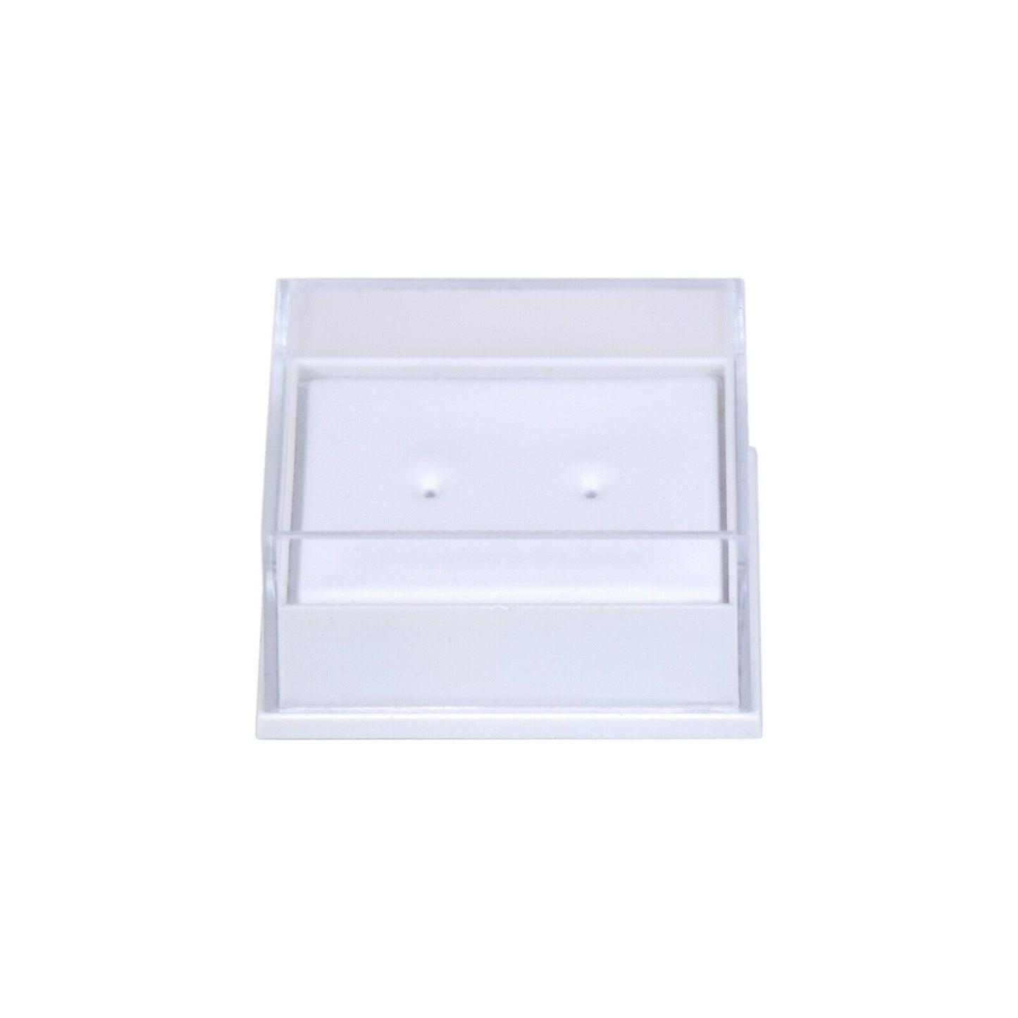 10x Clear Lid Earring Display Boxes Plain Pad 41 x 35 x 21 mm