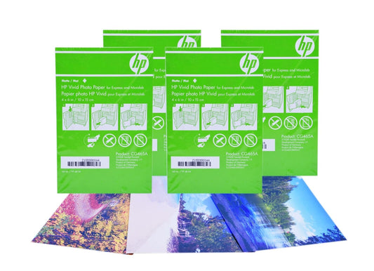 HP Vivid Matte Photo Paper 720 Sheets 4 x 6” 230gsm (CG465A)