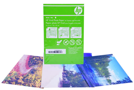 HP Vivid Matte Photo Paper 180 Sheets 4 x 6” 230gsm (CG465A)