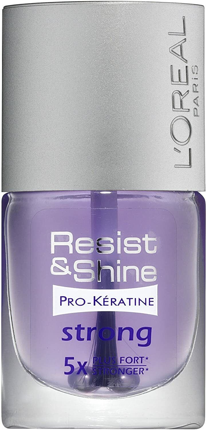L'Oreal L'oreal Resist and Shine Titanium Nail Polish PRO-KERATINE 5x STRONG 9ml