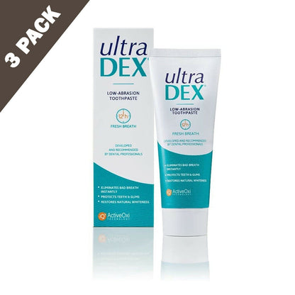 UltraDEX Low-Abrasion Toothpaste 75ml X 3