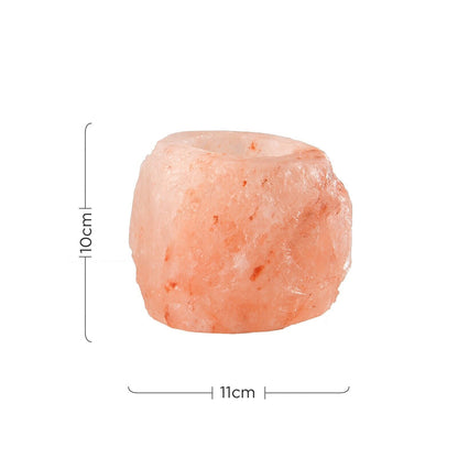 Natural Pink Himalayan Rock Salt Tea light Candle Holder