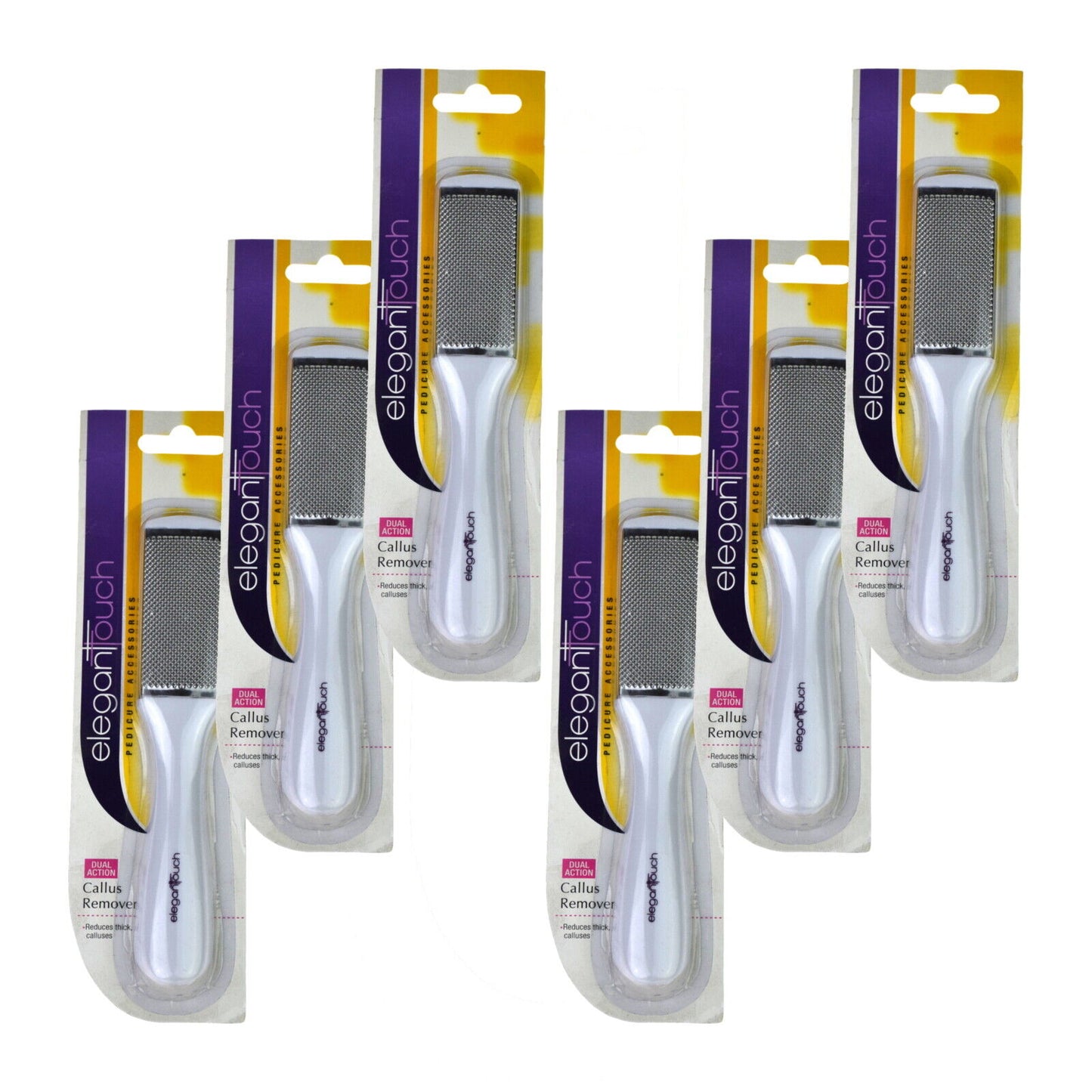 6 x Elegant Touch Dual Action Callus Remover