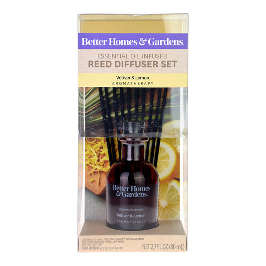 Better Homes & Gardens Vetiver & Lemon Oil Rattan Reed Diffuser 80ml