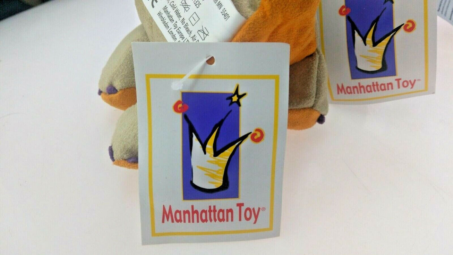 Manhattan Toy Mini Animals Splats Toss Toys (Set of 6 2 OF EACH )