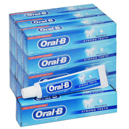 12x Oral-B Strong Teeth Extra Fresh Gel Toothpaste - 12x40g