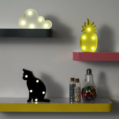 Modern LED Battery Operated White Cloud Shaped Decorative Light