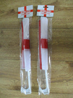 2x St Georges England Hand Waving Flags Football Rugby Olympics Sport Event