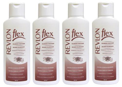 4x REVLON FLEX VOLUMISING CONDITIONER 400ML NEW