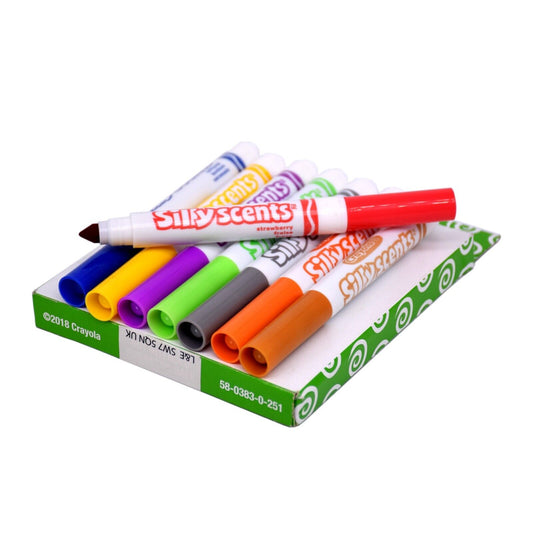 240x CRAYOLA Silly Scents Broadline Washable Markers Classpack 8x30 Packs Sweet