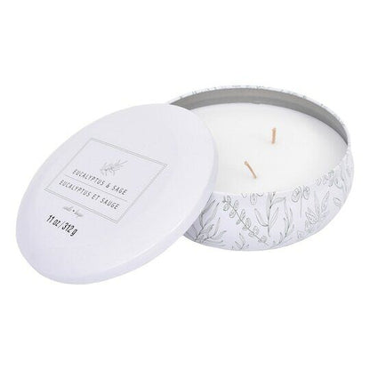 Ashland Home Fragrance 3-wick Tin Candles - Eucalyptus & Sage 312g