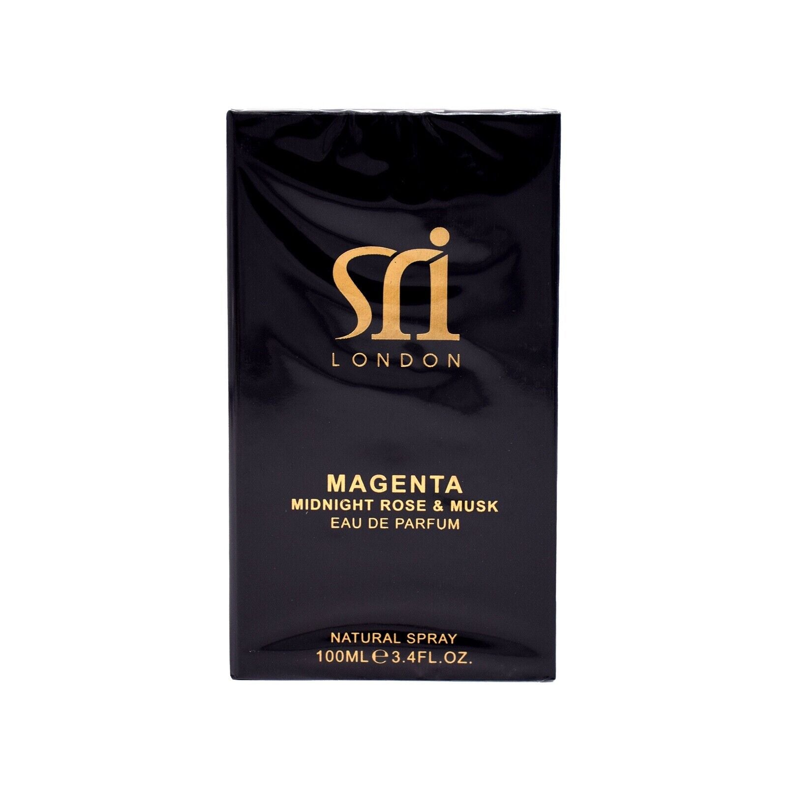 Sri London Magenta Midnight Rose & Musk Eau De Parfum Fragrance For Men 100ML