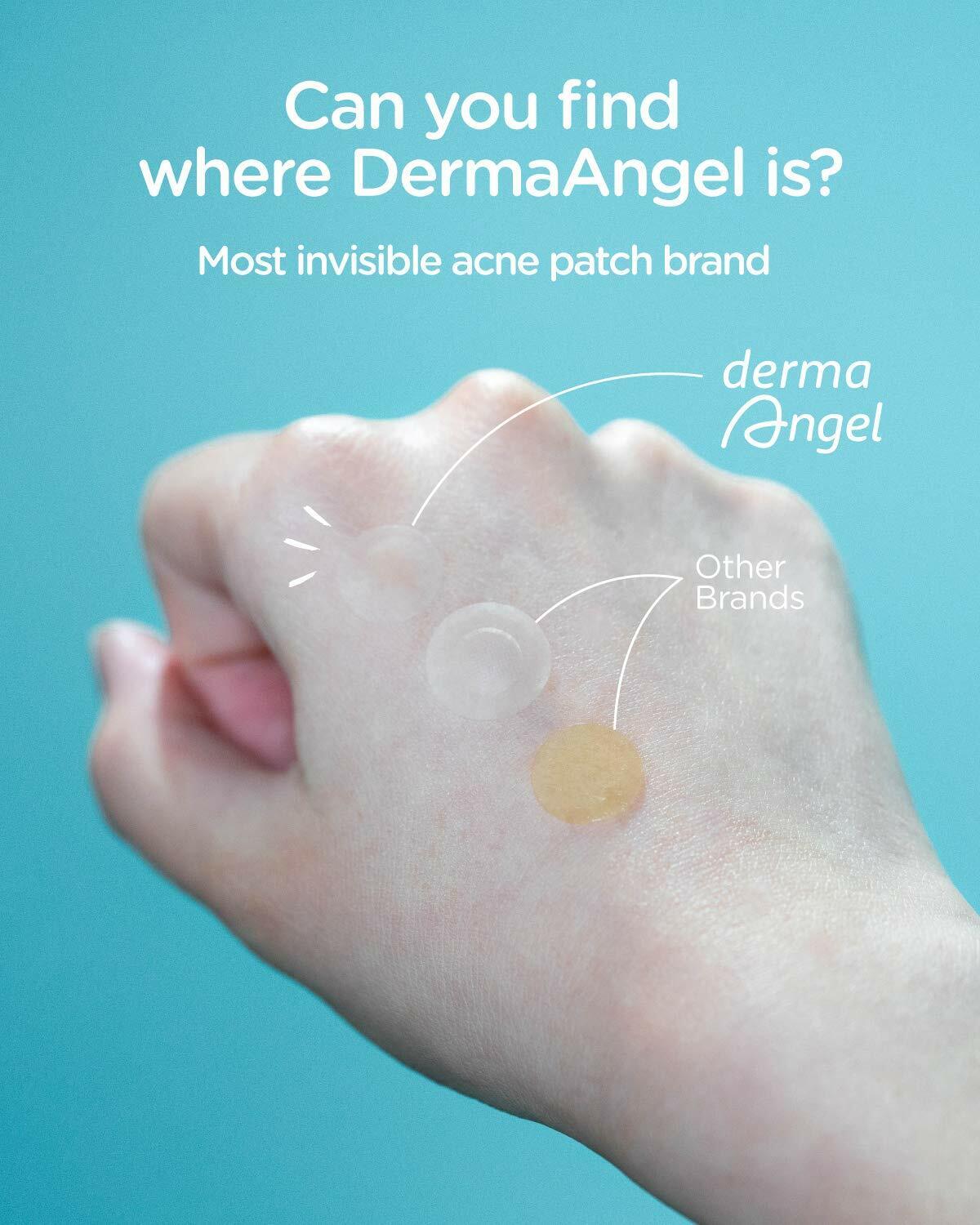 Derma Angel Acne Patches Day-Use To Treat Acne Pimples - Ultra Thin-12s