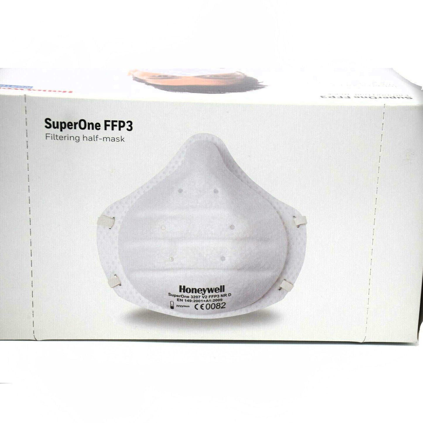 16 X Disposable Mask Honeywell FFP3 Filtering Nose Mouth Respiration Face Mask