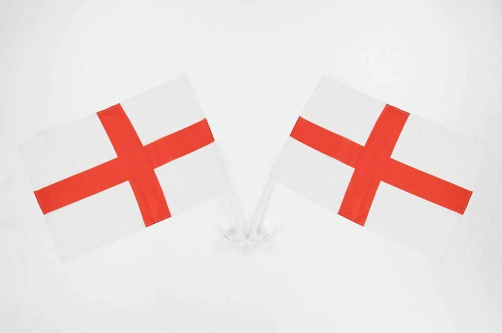 18x St Georges England Hand Waving Flags Football Rugby Olympics Sport Event