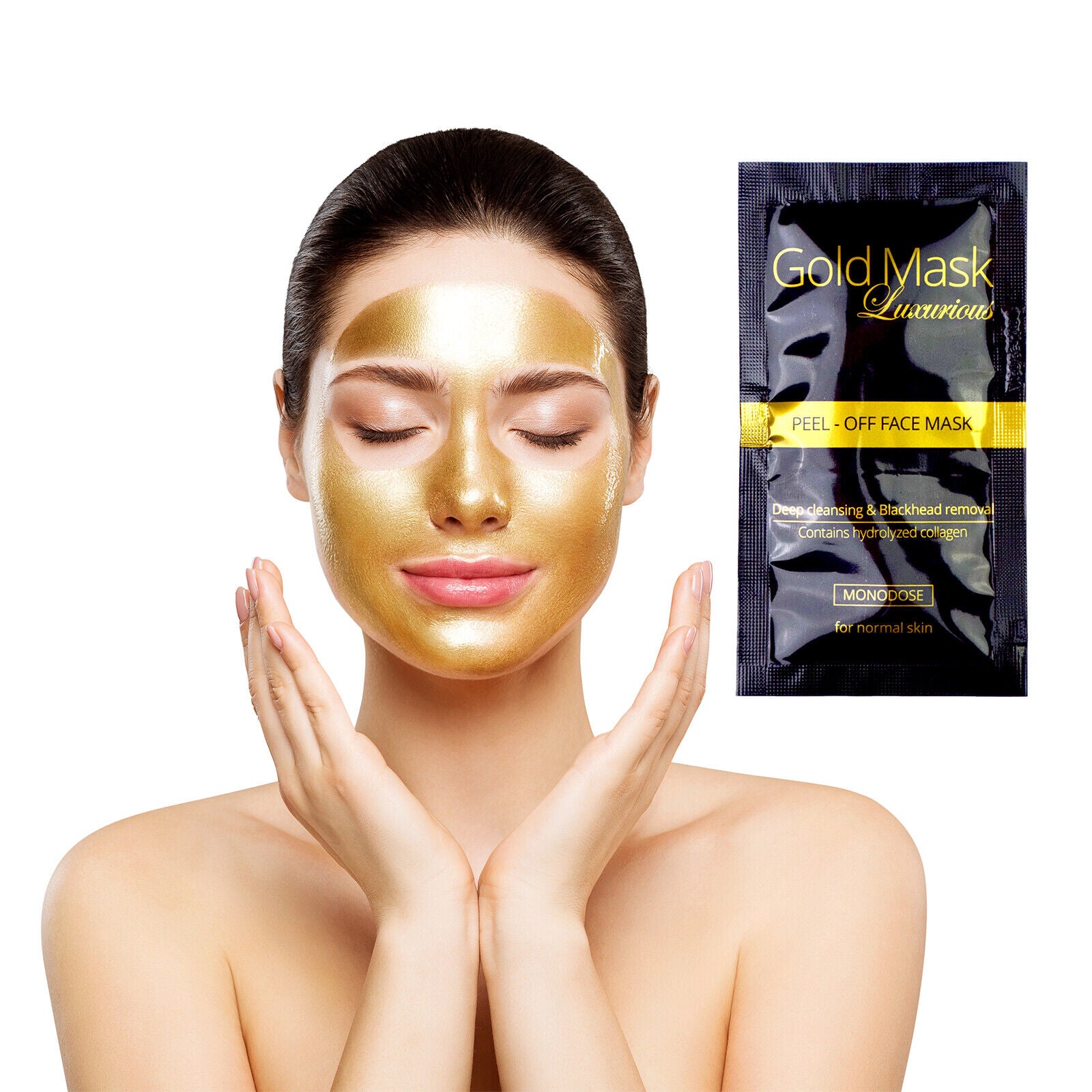 5x Gold Mask Luxurious Peel Off Face Masks (Deep Cleansing & Blackhead Removal)