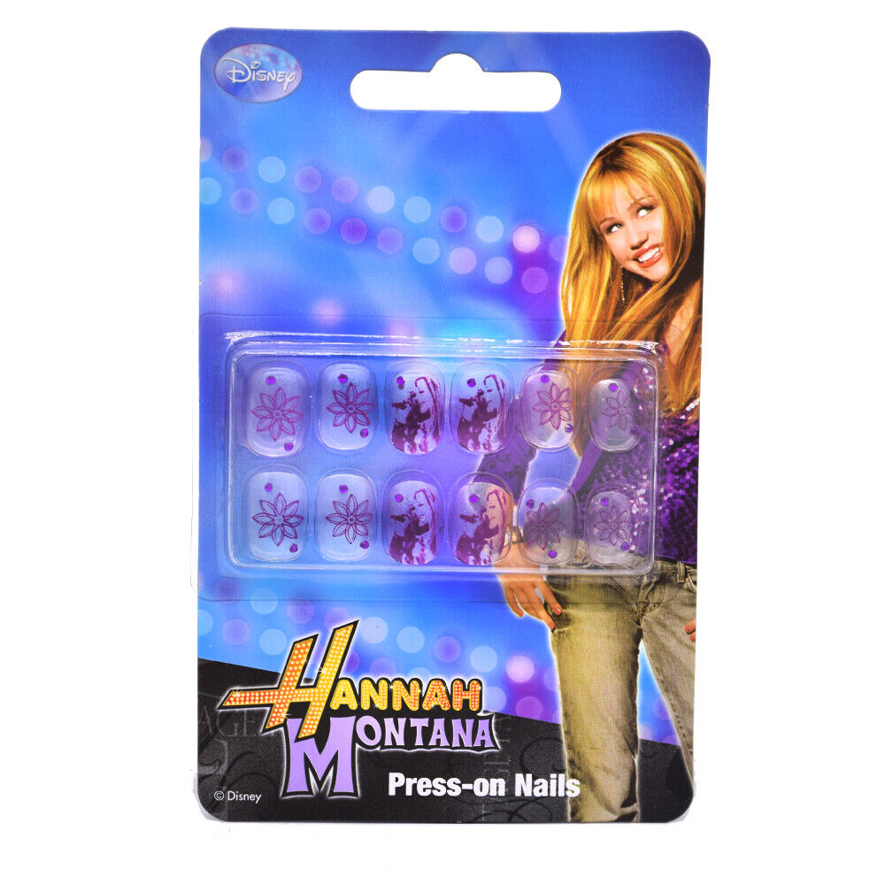 Hannah Montana Press on False/Fake Nails Kit - 12 Pc Nails