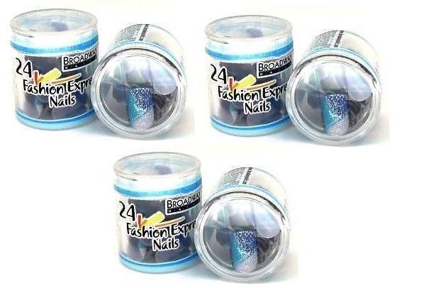 3x Broadway Nails 24 Fasion Express Nails - Next