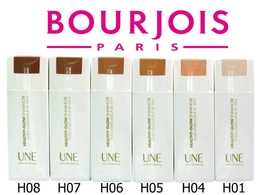 Bourjois UNE Healthy Glow Enhancer Liquid Foundation 30ml Various